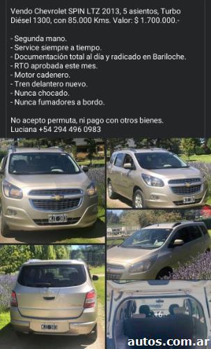 Chevrolet Spin 1.3 Turbo Diésel LTZ